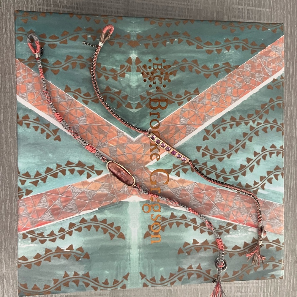 Brooke Gregson Pink and Gold Bracelet